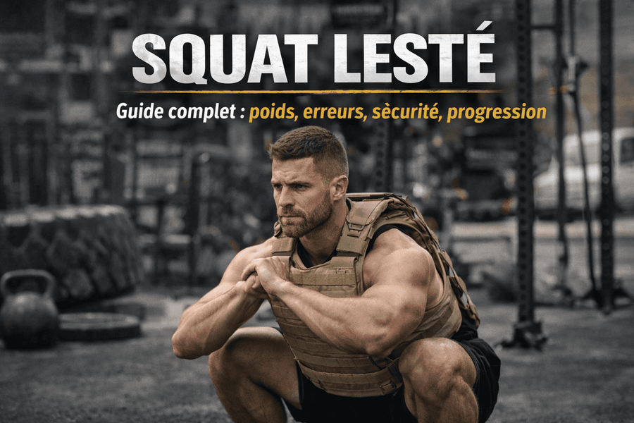 Squat Lesté : Guide Complet (poids, erreur, sécurité, progression)