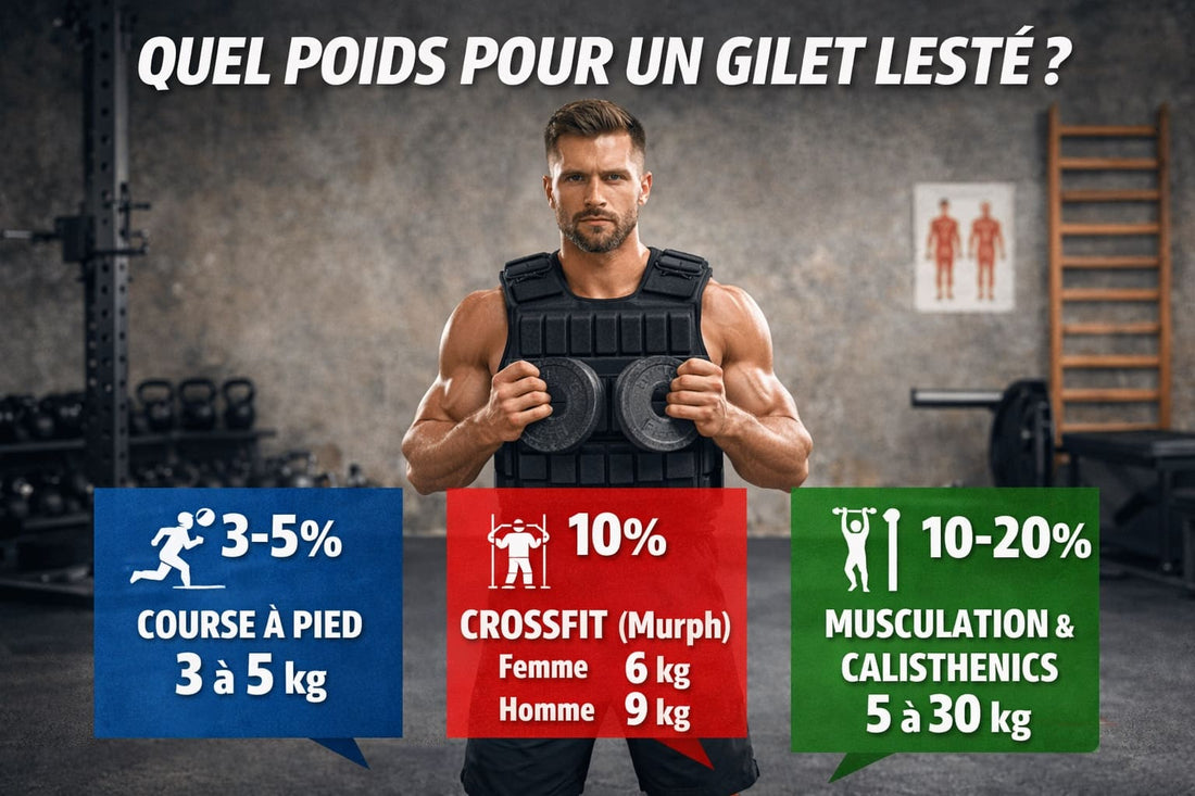 Mophorn Plaques lestées pour gilet lesté, paires de 14,5 lb, de qualité Mophorn Plaques lestées pour gilet lesté, paires de 14,5 lb, de qualité