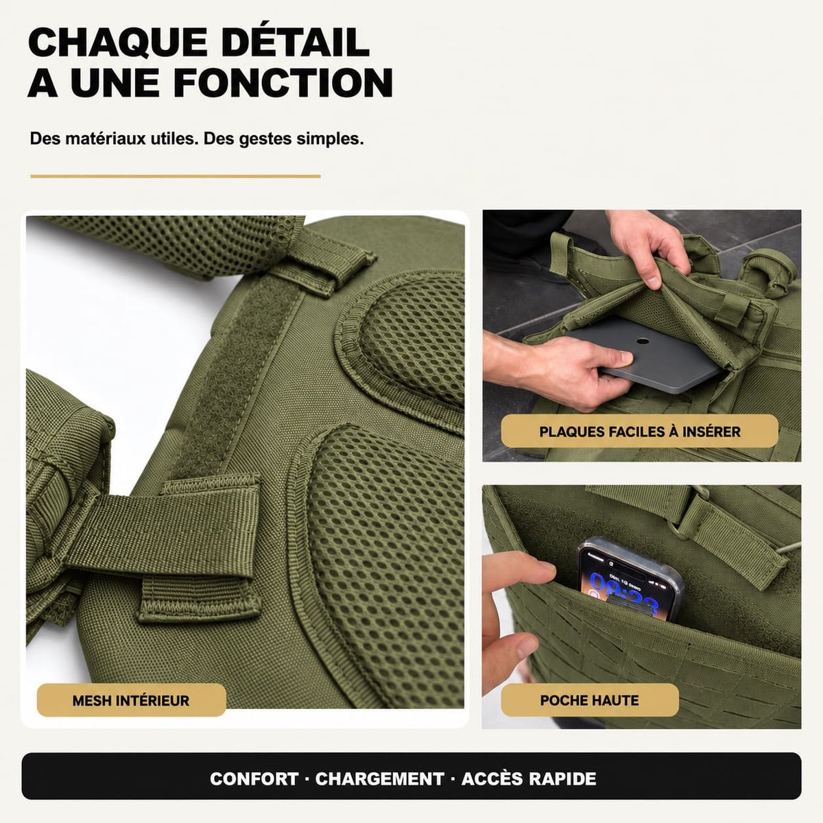 Gilet Lesté Vert