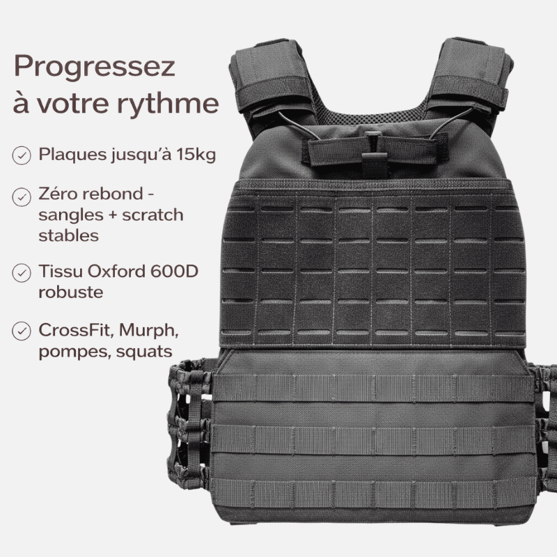 Gilet Lesté Tactique Noir