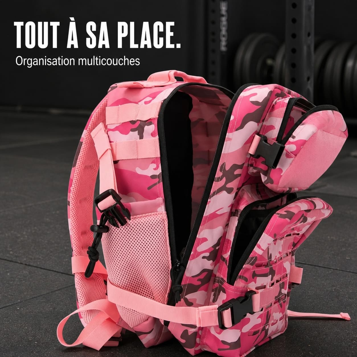 Sac Tactique 25 L Rose
