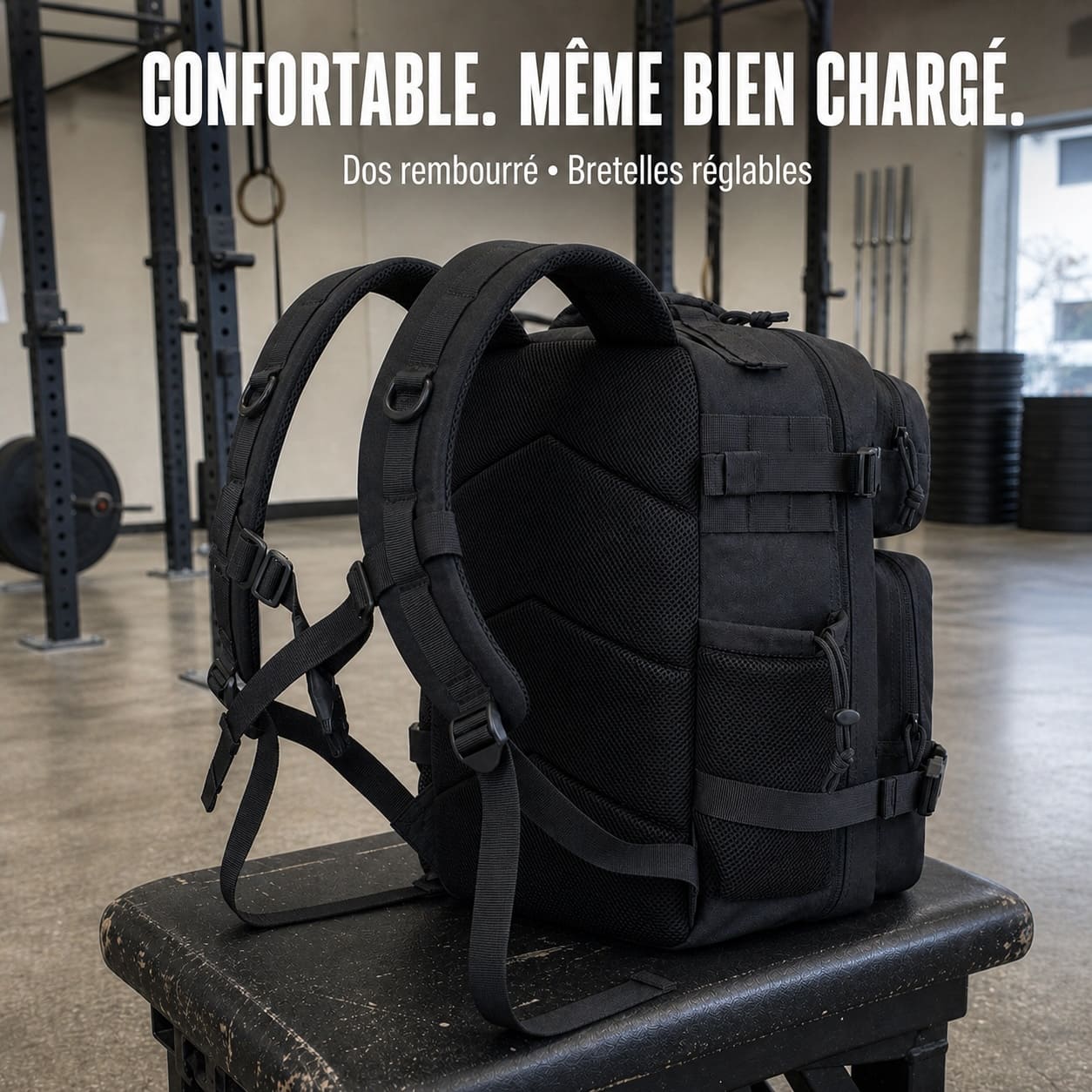 Sac Tactique 25 L Noir