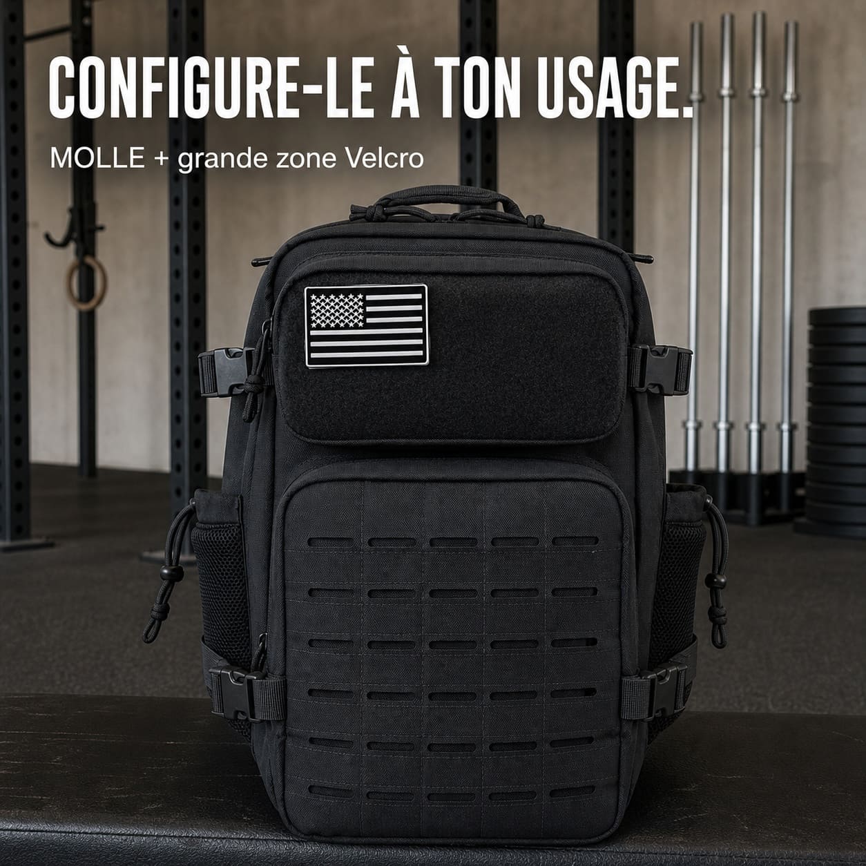 Sac Tactique 25 L Noir