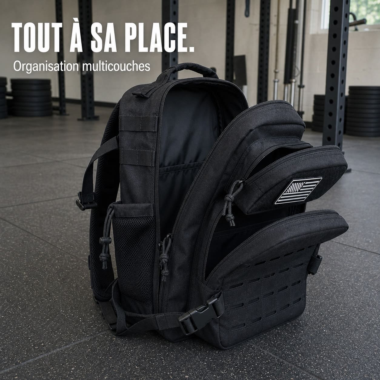Sac Tactique 25 L Noir
