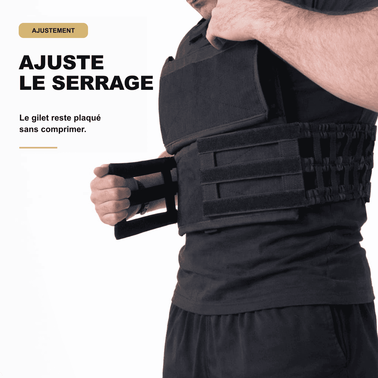 gilet lesté ajustable