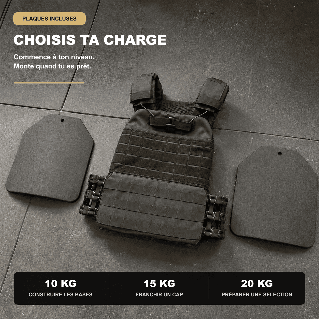 gilet lesté militaire