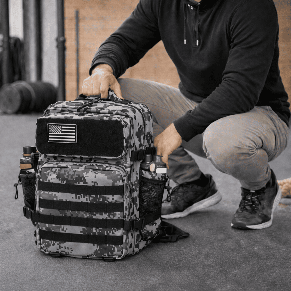 sac étanche tactique gris