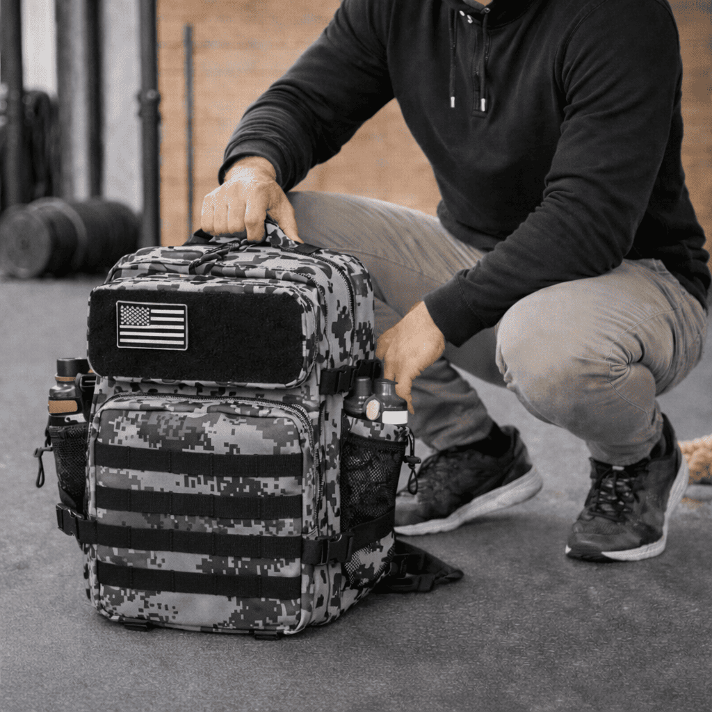 sac étanche tactique gris
