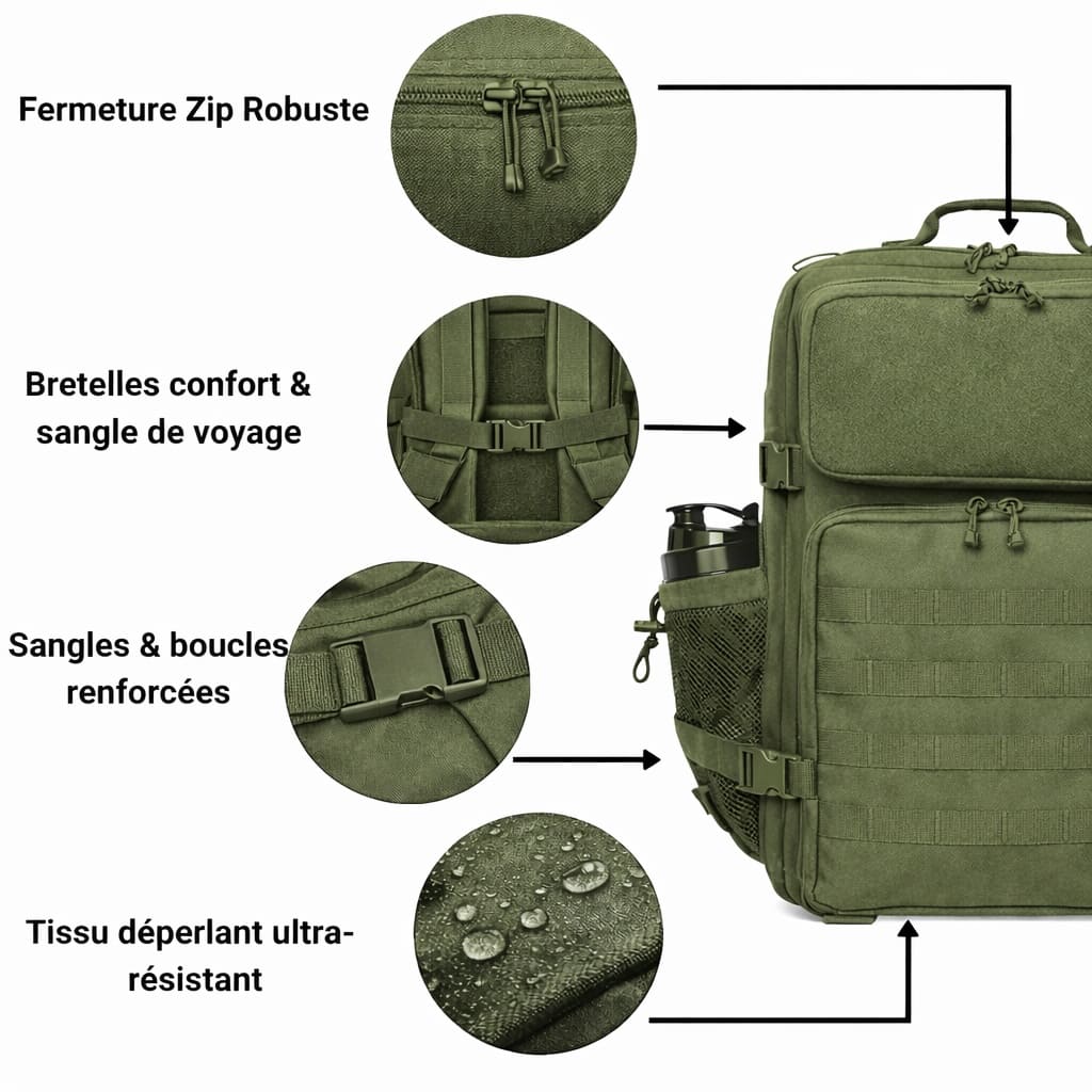 sac à dos militaire 25 litres