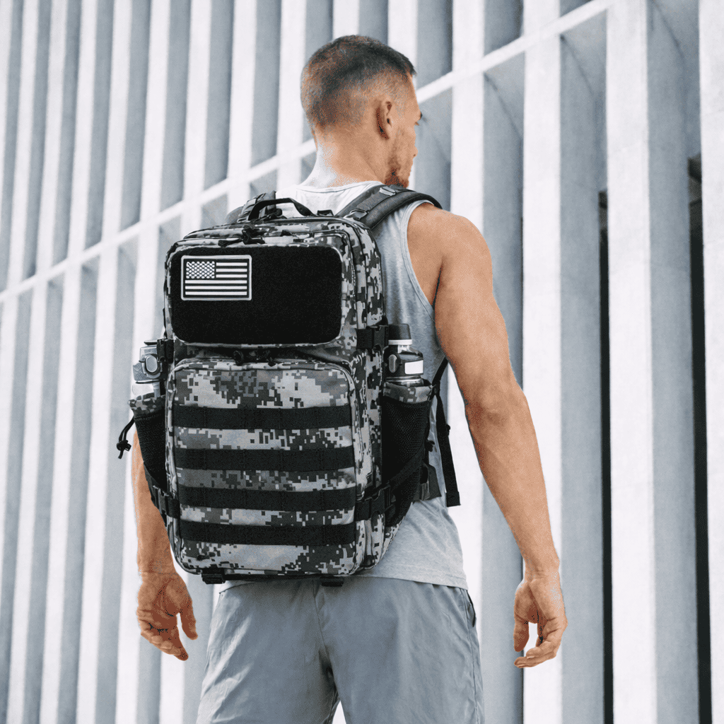 sac tactique gris militaire